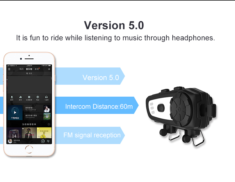 CAREUD-M6-Wireless-bluetooth-Helmet-Intercom-Motorcycle-Waterproof-Interphone-Headset-1721608