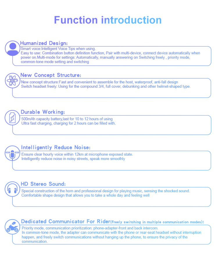 CAREUD-M6-Wireless-bluetooth-Helmet-Intercom-Motorcycle-Waterproof-Interphone-Headset-1721608
