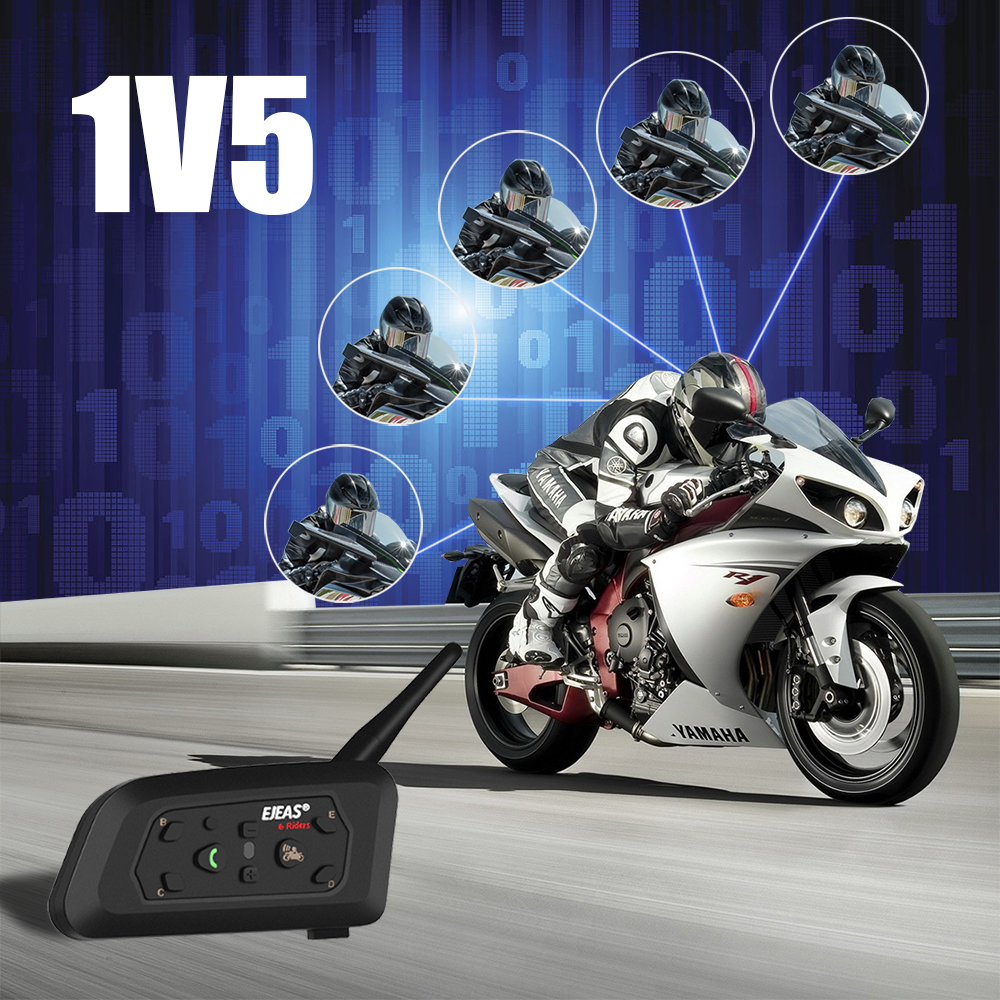 EJEAS-V6-Pro-1200M-6-Riders-Motorcycle-Helmet-Intercom-Headset-bluetooth-Interphone-Music-GPS-Waterp-1802737