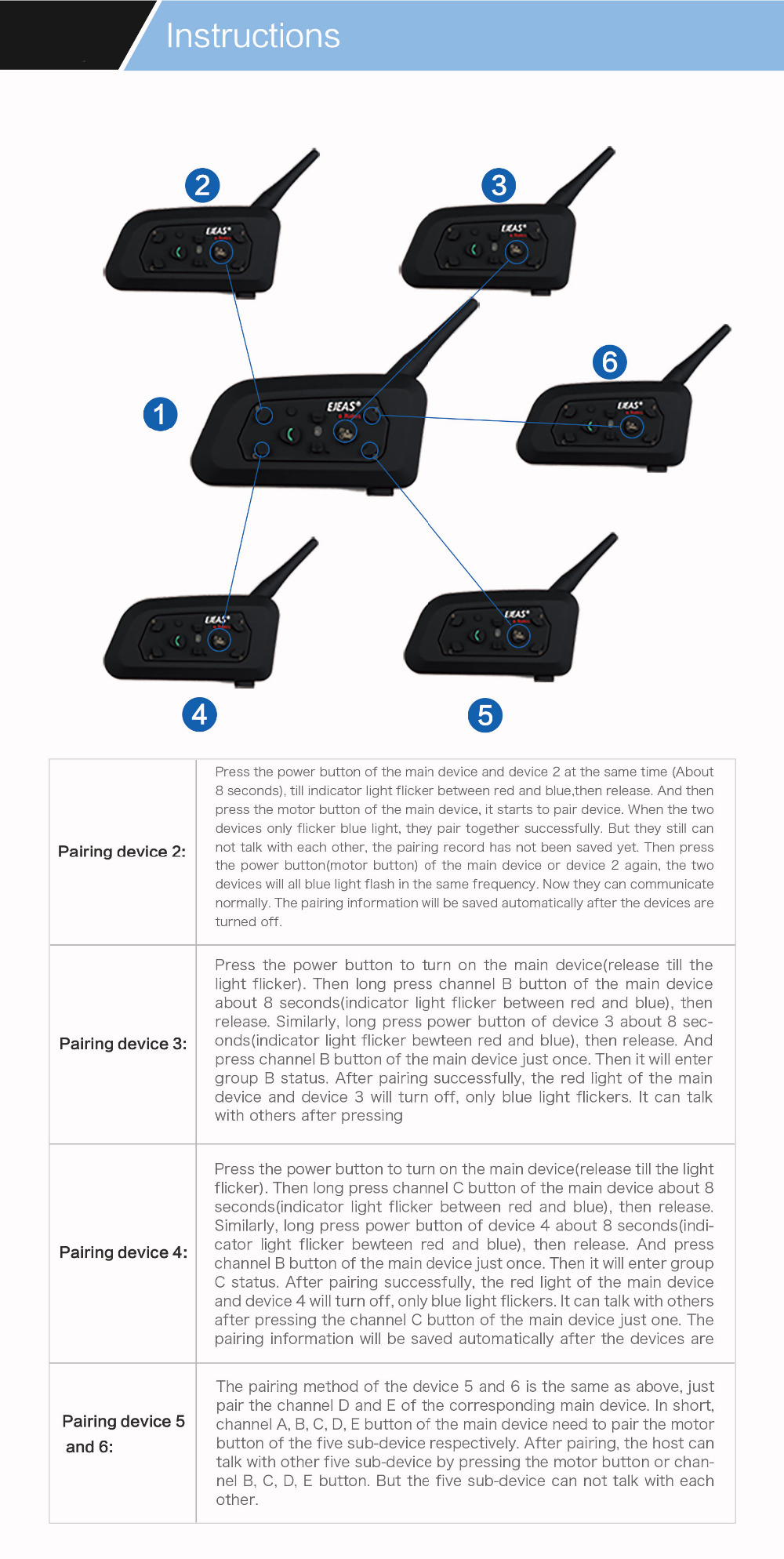 EJEAS-V6-Pro-1200M-6-Riders-Motorcycle-Helmet-Intercom-Headset-bluetooth-Interphone-Music-GPS-Waterp-1802737
