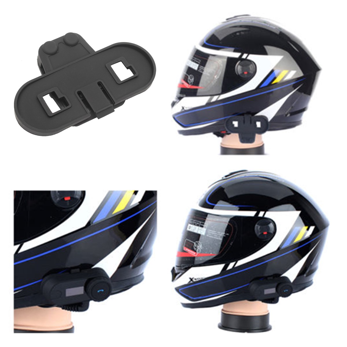 Motorcycle-Helmet-Headset-Mic-Speaker-Intercom-Clamp-bluetooth-Interphone-BT-FDC-1187788