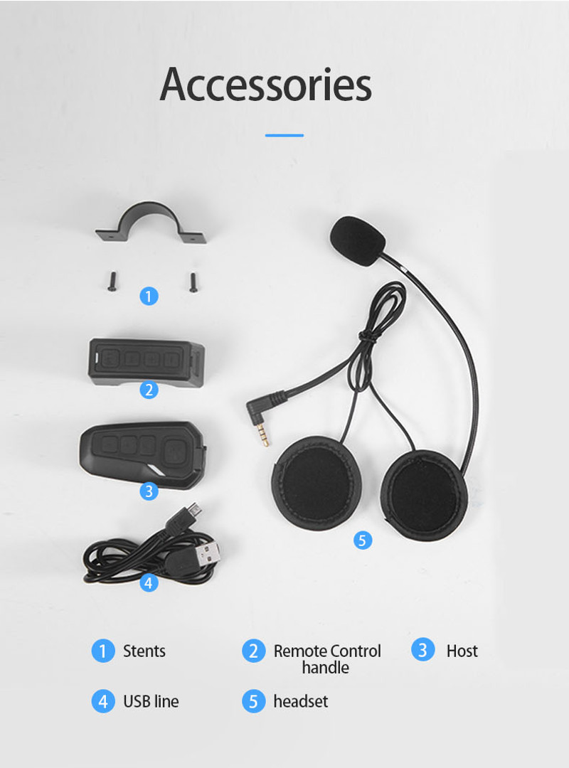 Motorcycle-bluetooth-Helmet-Headset-Remote-Control-Handle-Wireless-PTT-MP3-GPS-FM-Connected-Walkie-T-1697111