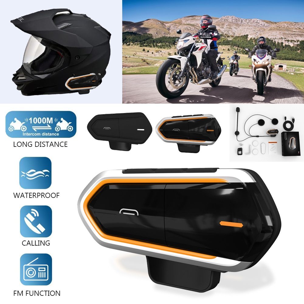 QTBE6-1000M-Helmet-BT-Intercom-Interphone-Motorcycle-FM-Headset-Wireless-with-bluetooth-Function-Ora-1447242