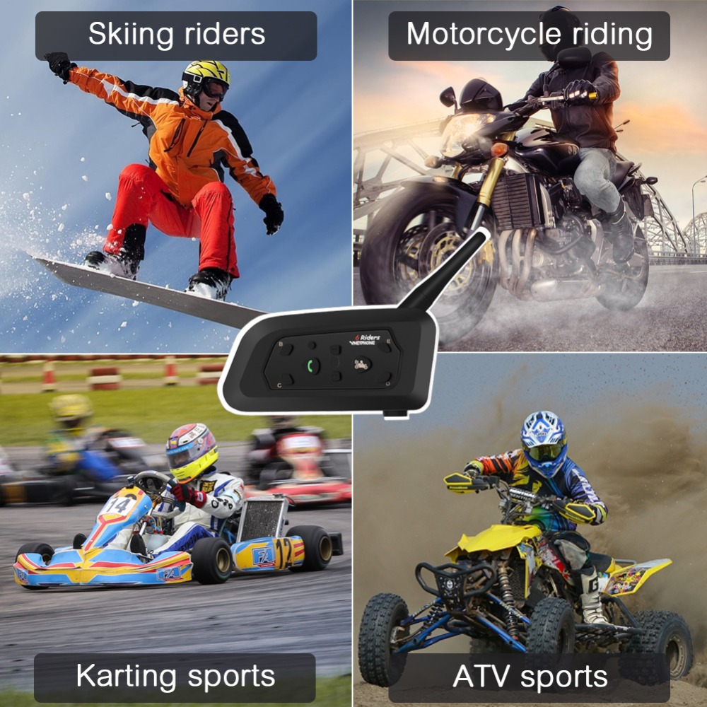 VNETPHONE-V6-1200-1200M-Motorcycle-Helmet-Intercom-Interphone-With-bluetooth-Function-925953