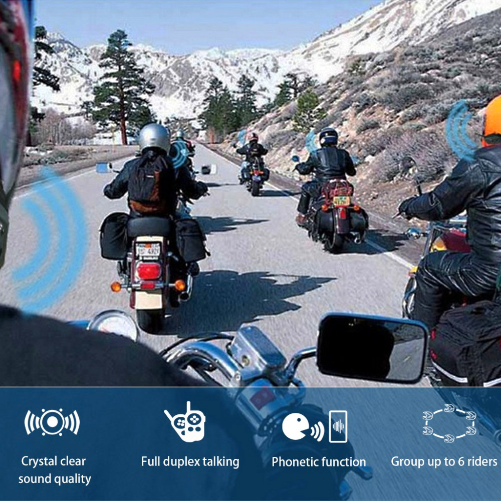 VNETPHONE-V6-1200-1200M-Motorcycle-Helmet-Intercom-Interphone-With-bluetooth-Function-925953