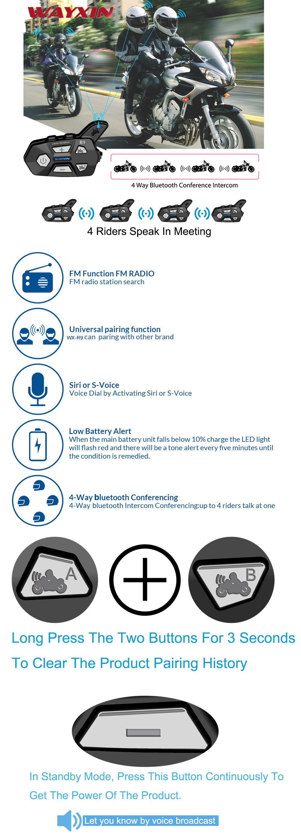 WAYXIN-R9-1500M-Universal-Pairing-bluetooth-4-Riders-Helmet-Intercom-Waterproof-Motorcycle-Full-dupl-1506627