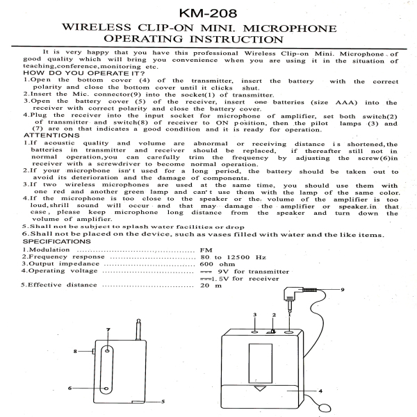 Wireless-Clip-on-MIC-Mini-Microphone-Transmitter-Headset-71170