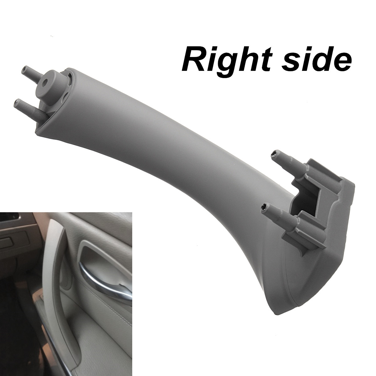 1PC-Gray-Right-Inner-Door-Handle-Trim-Cover-For-BMW-E90-3-Series-Sedan-Wagon-1810207