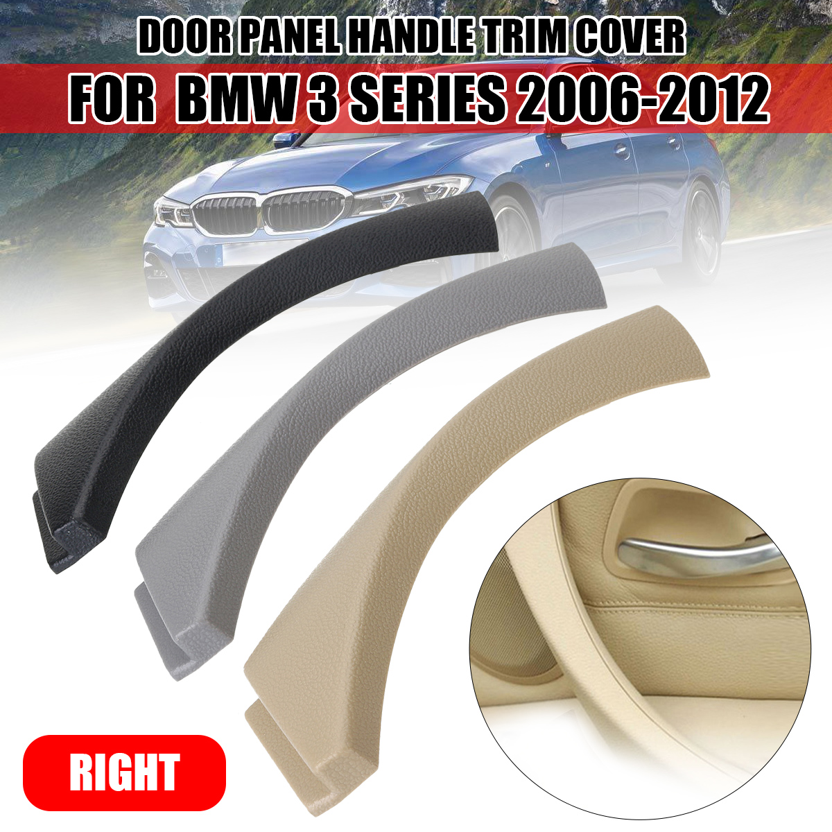 1PC-Right-Door-Panel-Handle-Trim-Cover-For-BMW-3-Series-E90-E93-2006-2012-1810205