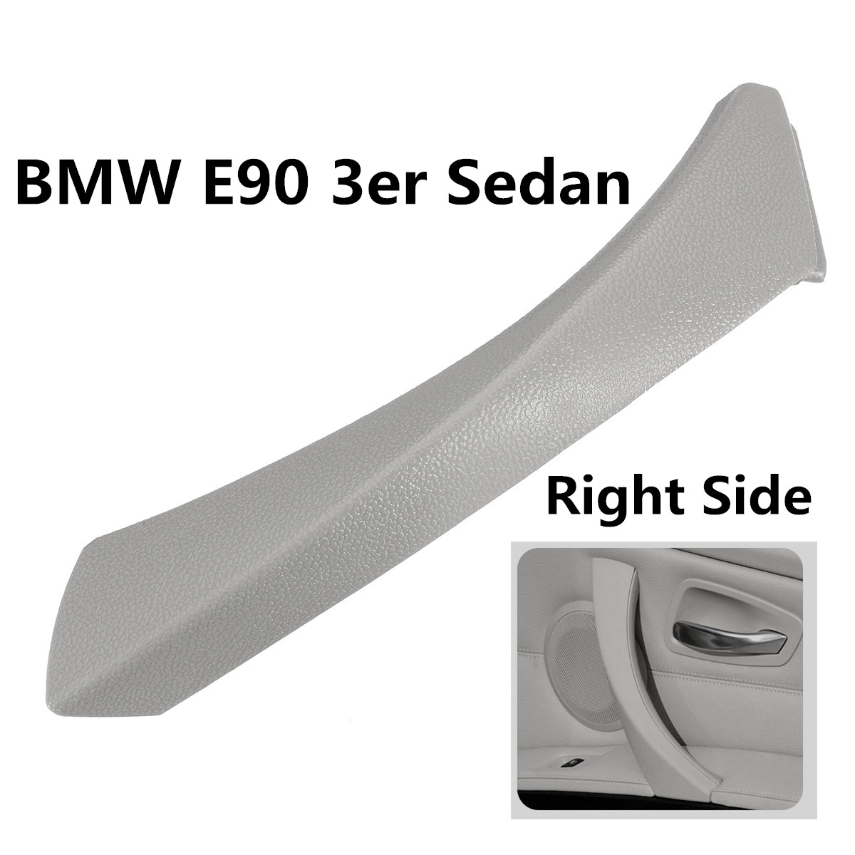 1PCS-Gray-Inner-Door-Handle-Outer-Trim-Cover-Right-For-BMW-E90-3-Series-Sedan-Wagon-1801117