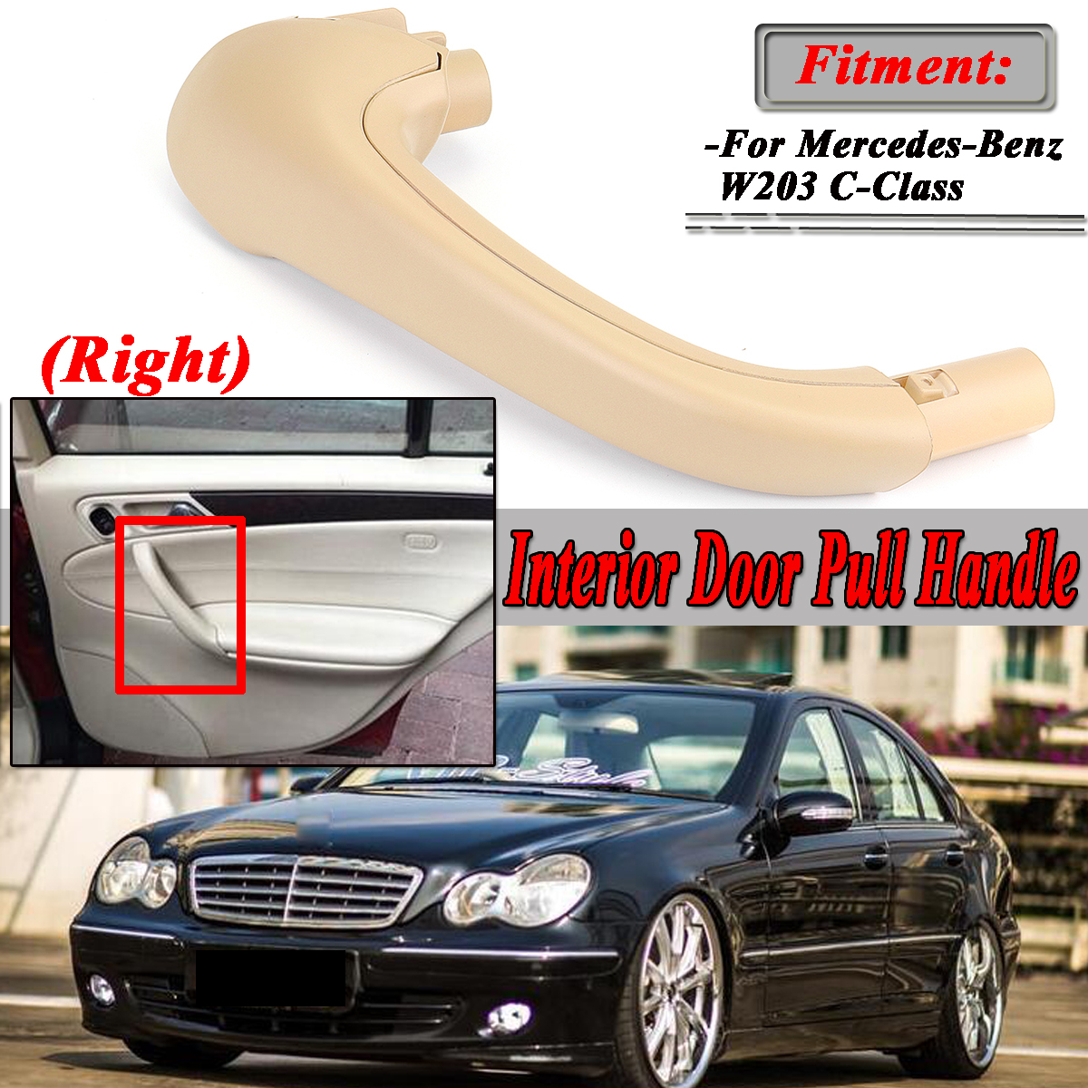 Car-Front-Right-Interior-Door-Pull-Handle-Beige-Plastic-For-Mercedes-Benz-W203-C-Class-2038101651143-1514970