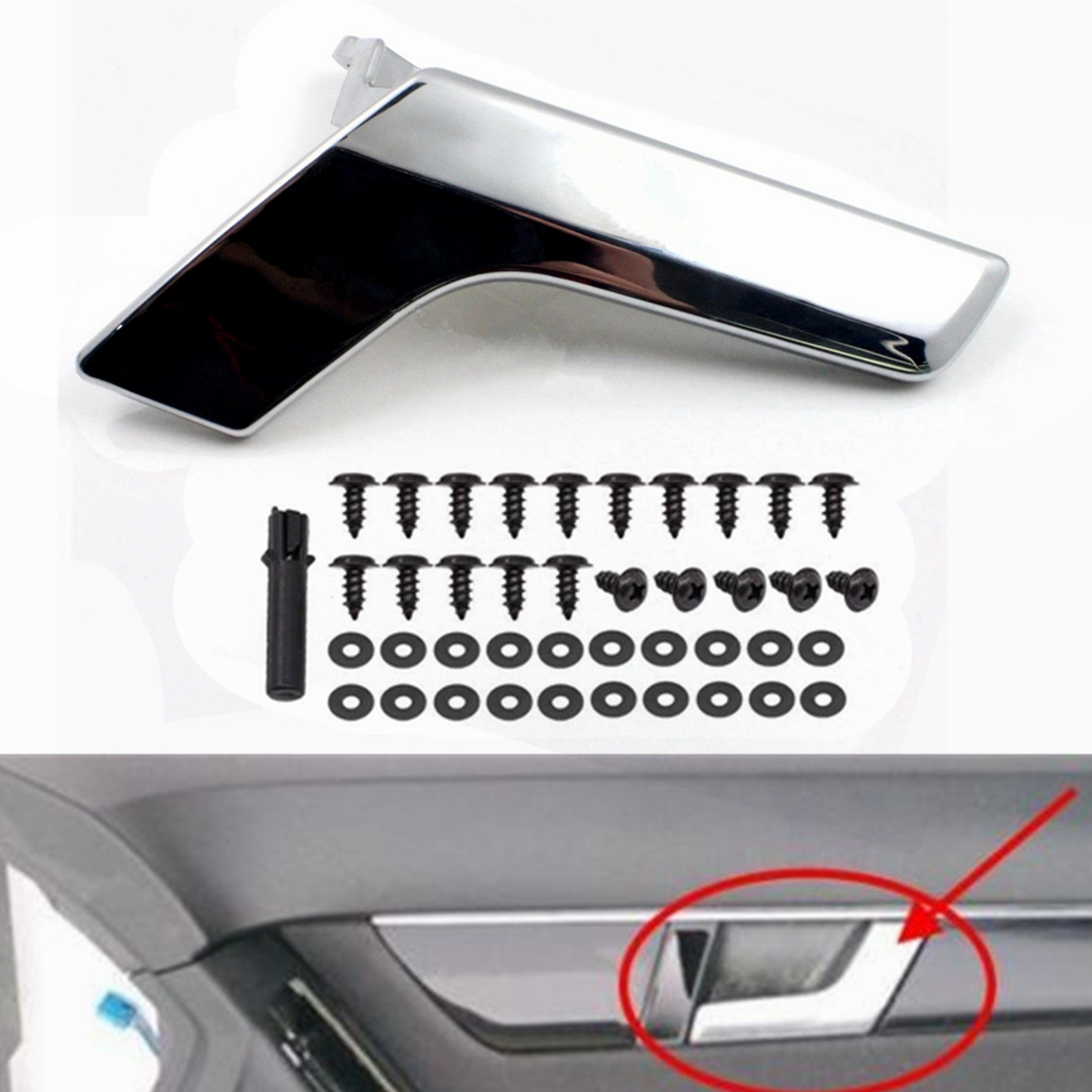 Car-Matte-Inside-Interior-Door-Handle-Repair-Kit-for-Mercedes-W204-X204-Left-Side-1569210