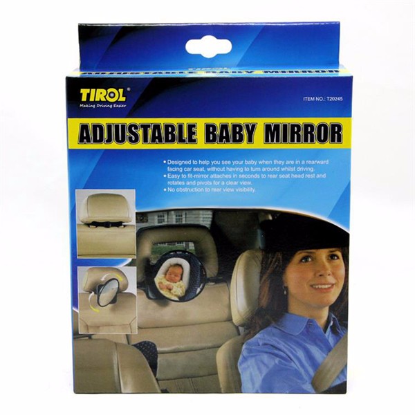 Tirol-Auto-Adjustable-Baby-Safety-Mirror-Car-Rear-Baby-Rounded-Safety-Mirror-19cm-1031079