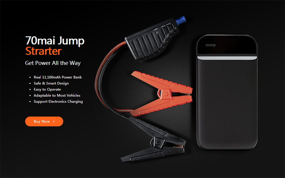 70mai-11100mAh-Car-Lithium-Jump-Starter-Power-Bank-Emergency-Battery-Booster-Pack-Multifunction-from-1543124