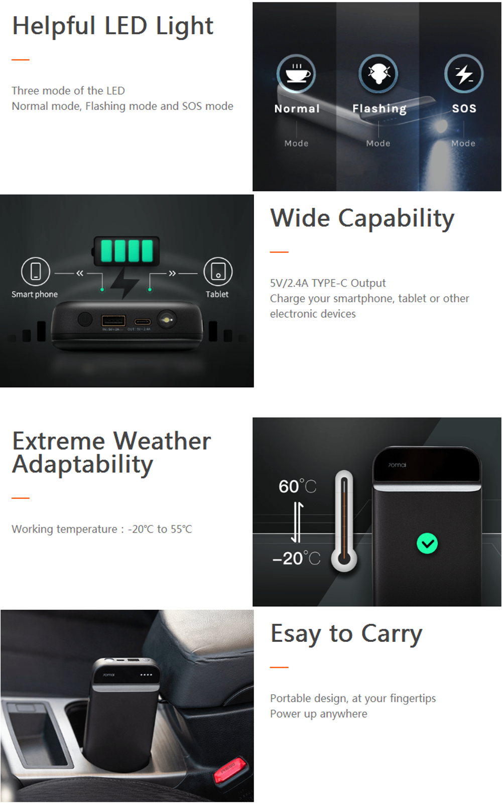 70mai-11100mAh-Car-Lithium-Jump-Starter-Power-Bank-Emergency-Battery-Booster-Pack-Multifunction-from-1543124