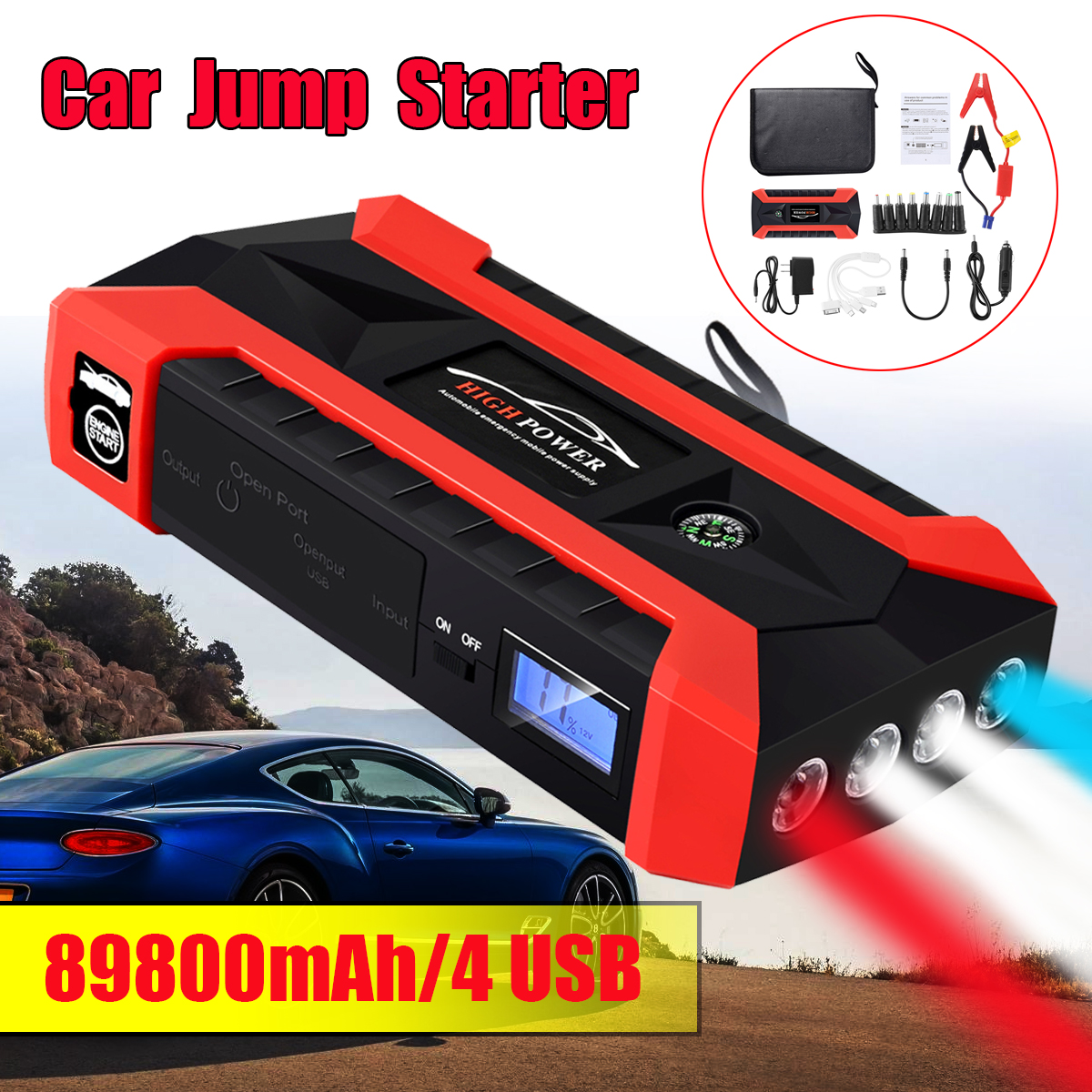JX29-Portable-Car-Jump-Starter-89800mAh-600A-Peak-12V-Emergency-Battery-Booster-with-LED-Flashlight--1379321