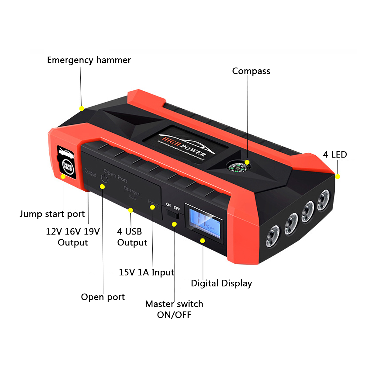 JX29-Portable-Car-Jump-Starter-89800mAh-600A-Peak-12V-Emergency-Battery-Booster-with-LED-Flashlight--1379321
