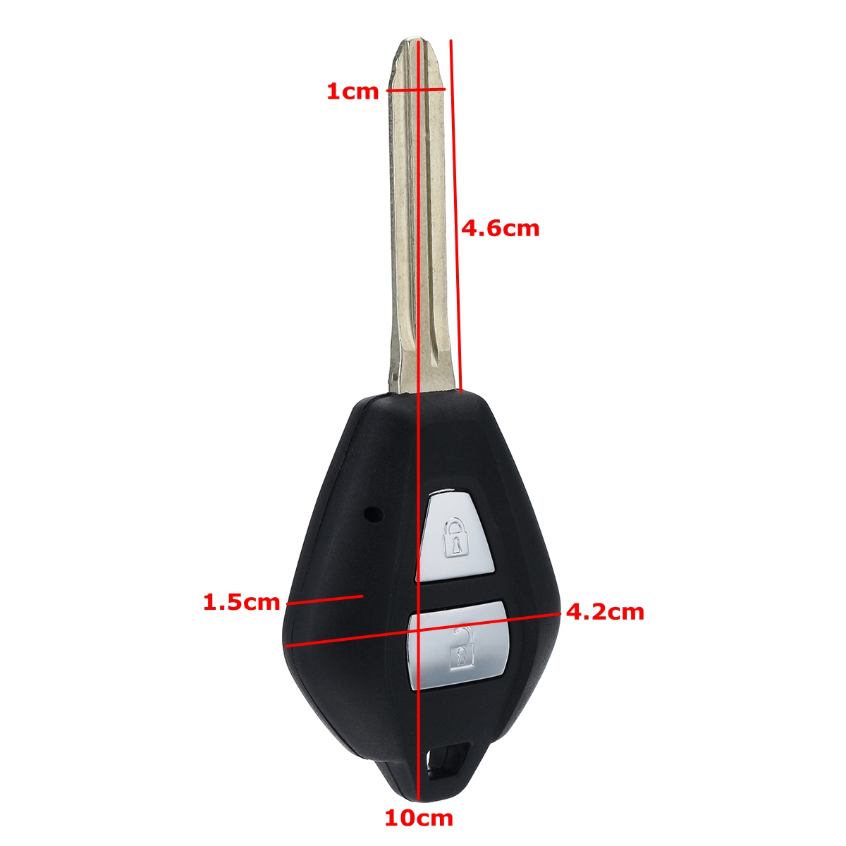 2-Buttons-Remote-Key-Case-Shell-For-Colorado-Rodeo-Holden-07-12-1381784