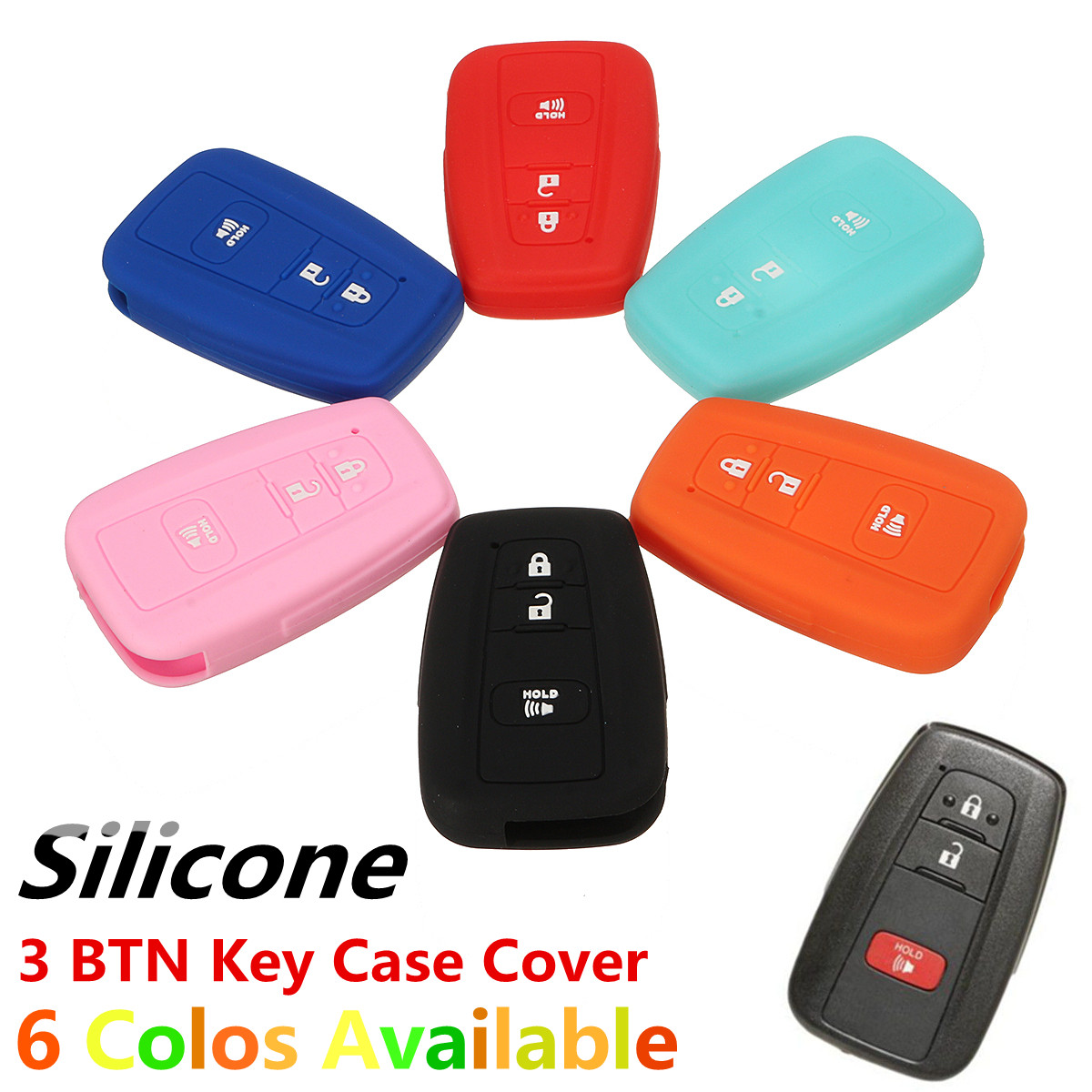 3-Buttons-Silicone-Fob-Remote-Key-Shell-Case-Cover-Holder-For-Toyota-Prius-1736626