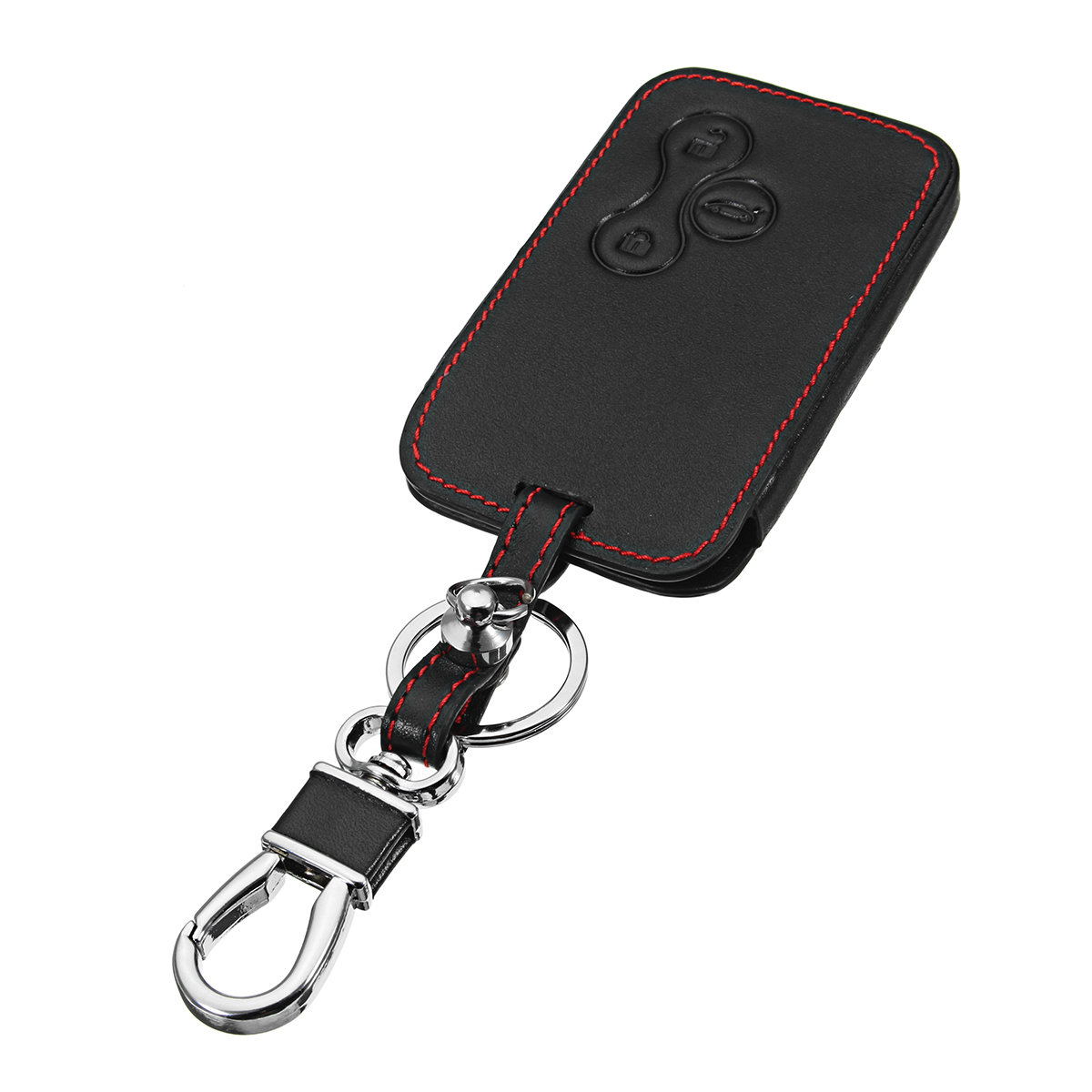3-Key-Red-Line-PU-Leather-Car-Key-Cover-Shell-CaseBag-for-Renault-Megane-RS-Scenic-1304384