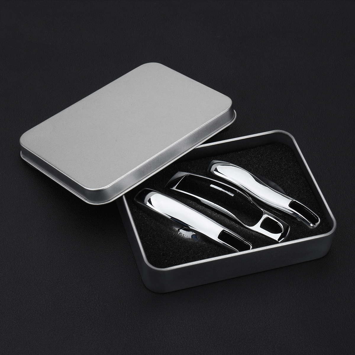 3Pcs-Silver-Remote-Key-Case-Fob-Cover-For-Porsche-Panamera-Macan-Cayman-91-1668466