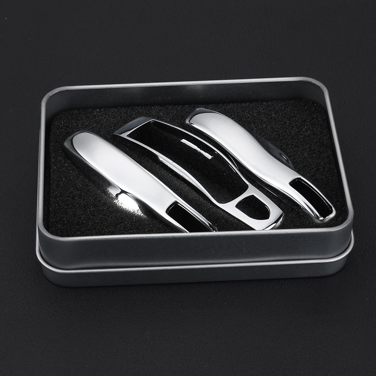 3Pcs-Silver-Remote-Key-Case-Fob-Cover-For-Porsche-Panamera-Macan-Cayman-91-1668466
