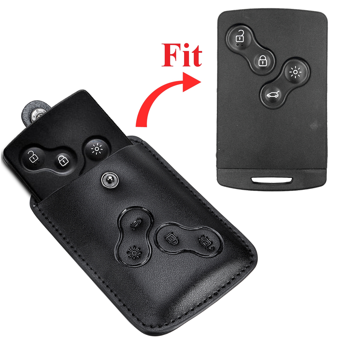 4-Button-Leather-Car-Key-Cover-Case-Holder-Keychain-For-Renault-Clio-Scenic-Megane-1635038