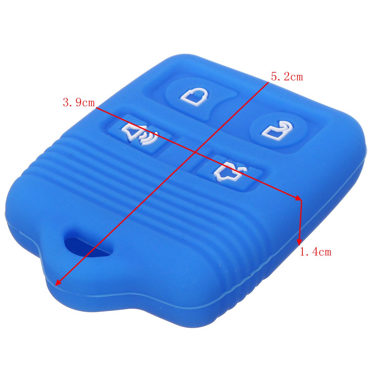 4-Button-Silicone-Remote-Key-Case-Shell-Cover-For-Ford-Edge-Explorer-1667251