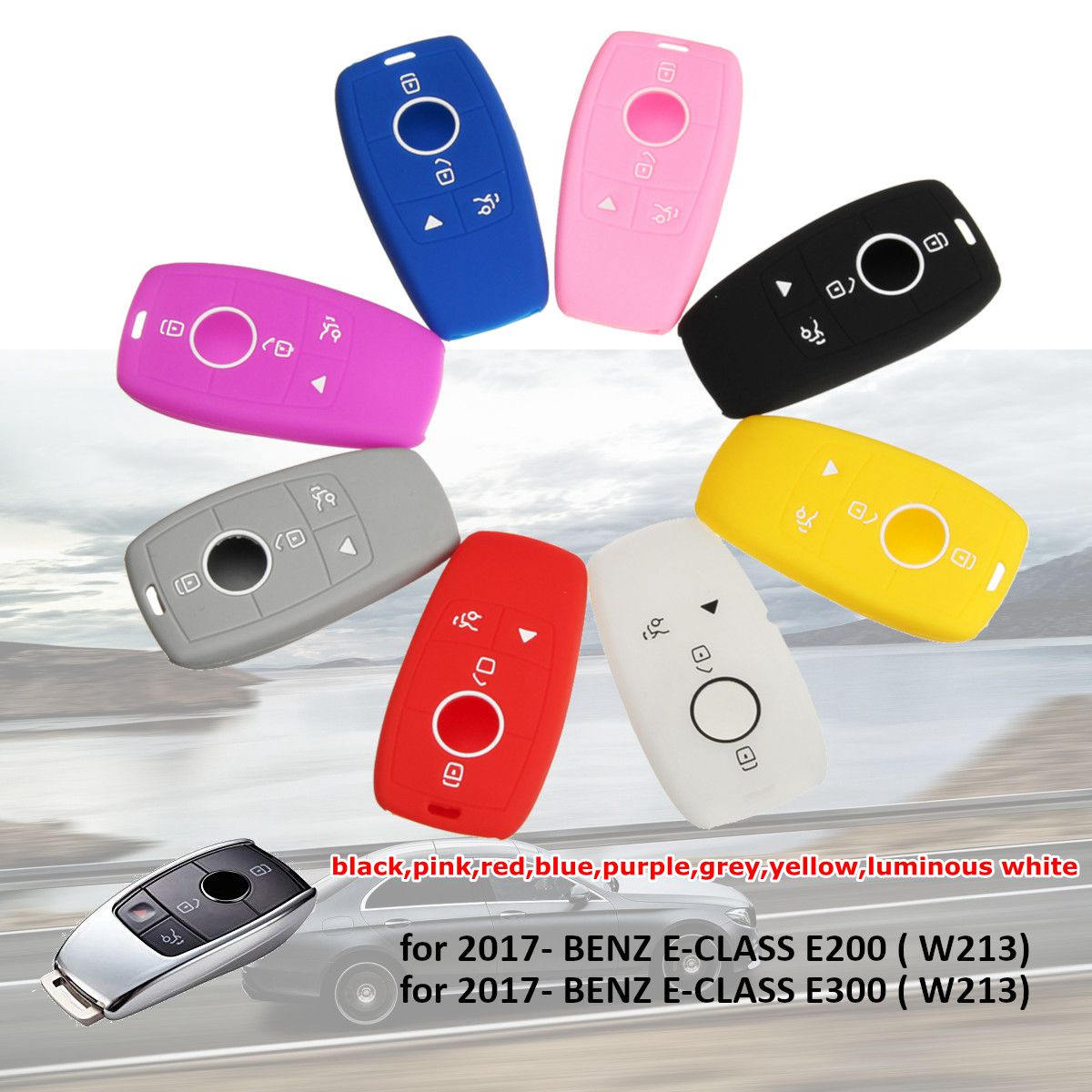 4-Buttons-Silicone-Car-Remote-Key-Casebag-Protector-Cover-Holder-for-Mercedes-for-Benz-E-Cl-2017-1329961
