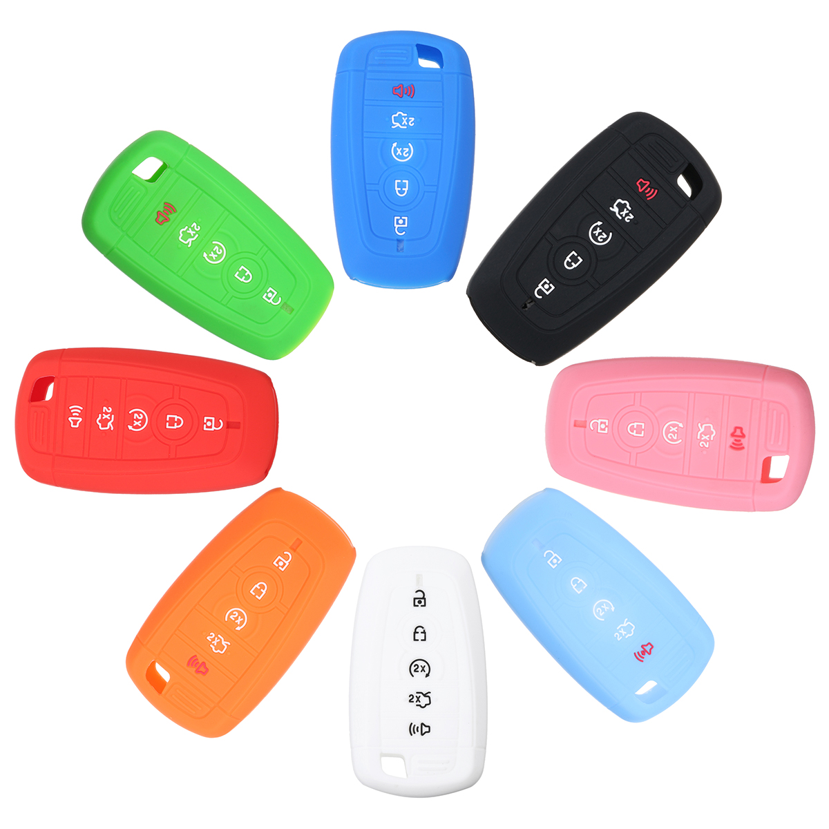 5-Buttons-Silicone-Remote-Key-Case-Cover-Case-Protector-For-Ford-Fusion-F250-2017-1381704