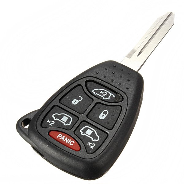 6-Button-Remote-Lgnition-Key-Shell-Case-Uncut-Blade-For-Chrysler-Dodge-928583