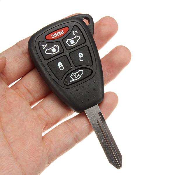 6-Button-Remote-Lgnition-Key-Shell-Case-Uncut-Blade-For-Chrysler-Dodge-928583