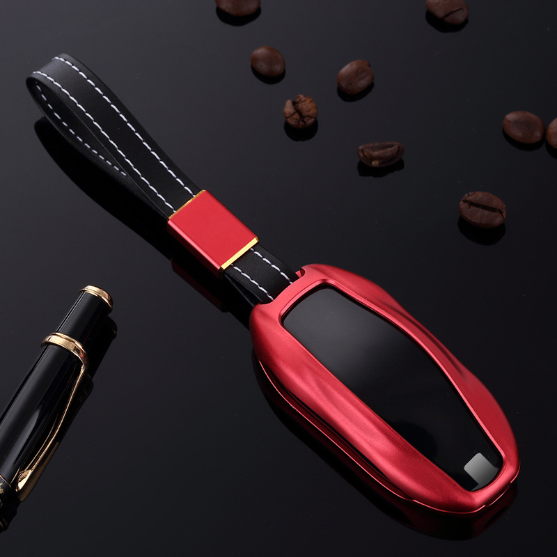 Aluminum-Alloy-Car-Key-Case-Protector-Cover-Remote-Control-Fob-For-Tesla-Model-S-2012-2020--Model-3--1368059