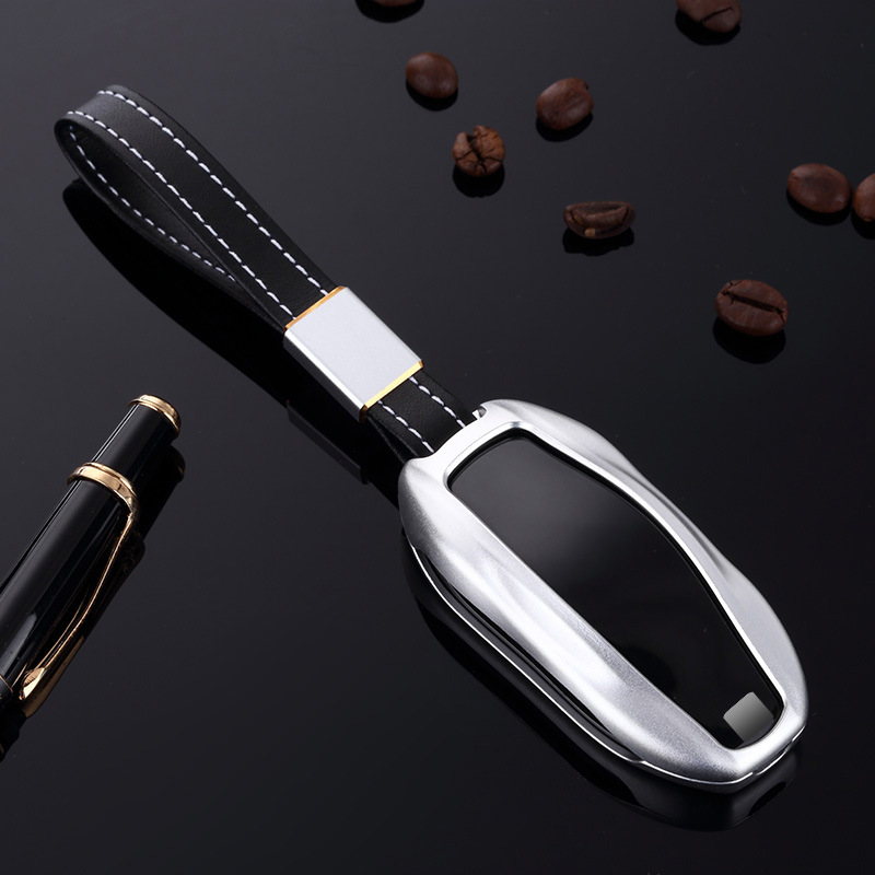 Aluminum-Alloy-Car-Key-Case-Protector-Cover-Remote-Control-Fob-For-Tesla-Model-S-2012-2020--Model-3--1368059