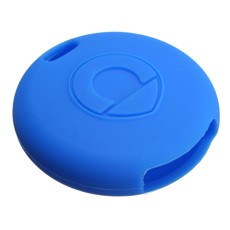 Black-Red-Blue-Silica-Gel-Remote-Key-Case-Protect-Sleeve-For-Benz-Smart-1390107