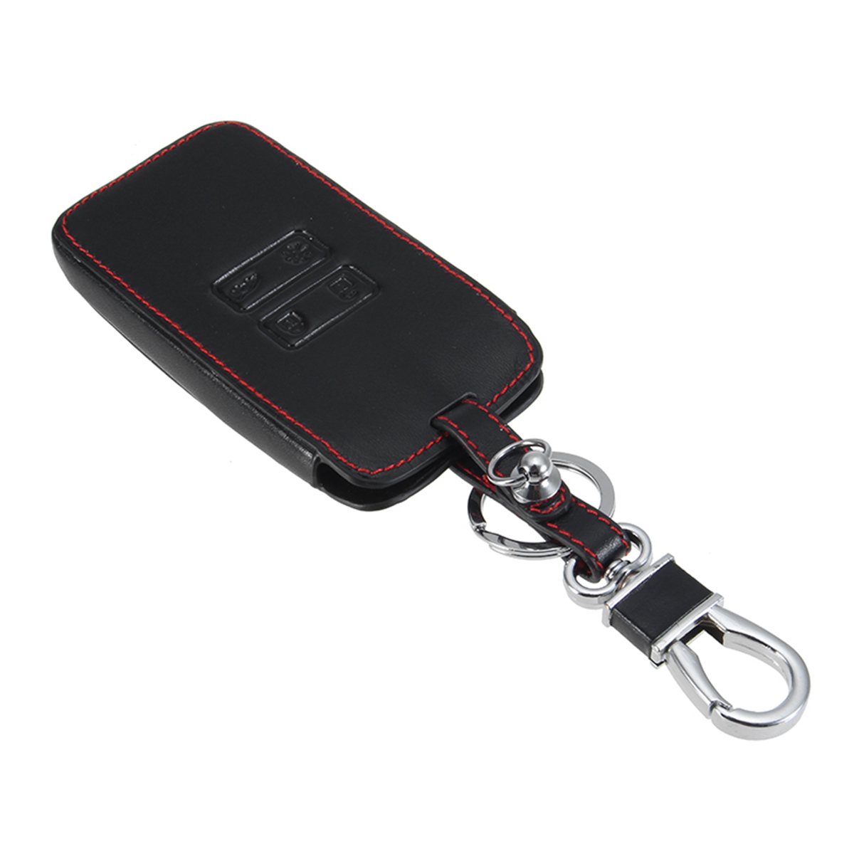 Car-Black-PU-Leather-Key-Holder-Remote-Key-Case-Keychain-For-Renault-Kadjar-2016-1403370