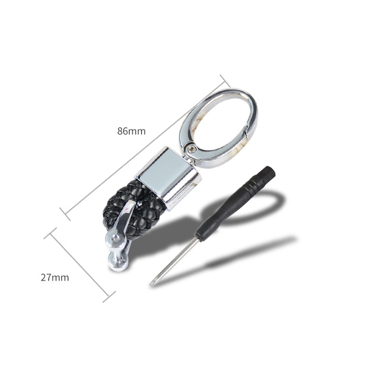 Car-Key-Chain-Fobs-Leather-Weave-Straps-Key-Ring-Accessory-Keychain-Vehicle-Auto-1758861