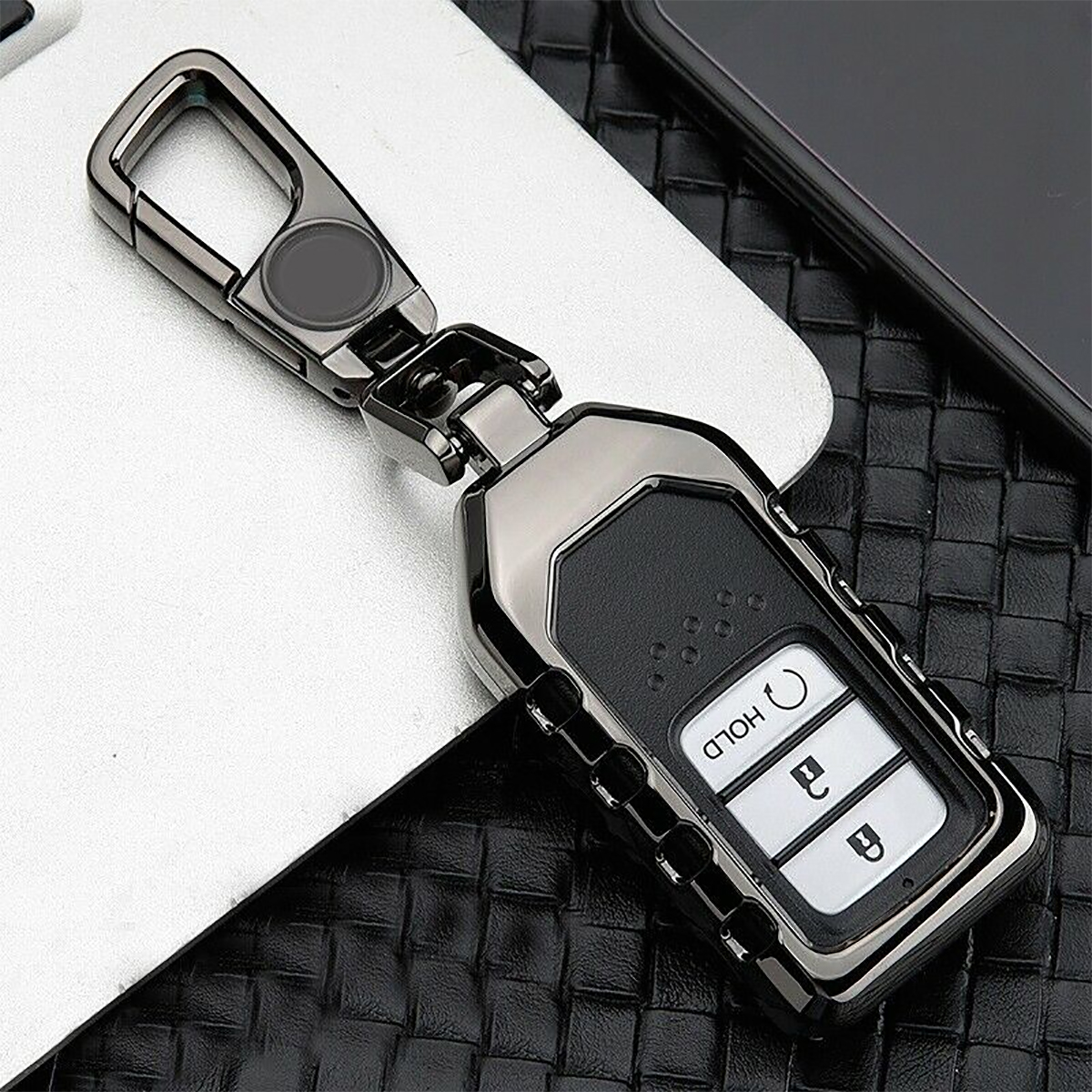 Car-Key-Cover-Case-Holder-Protector-Accessories-Black-For-Honda-Accord-2018-2019-1669766