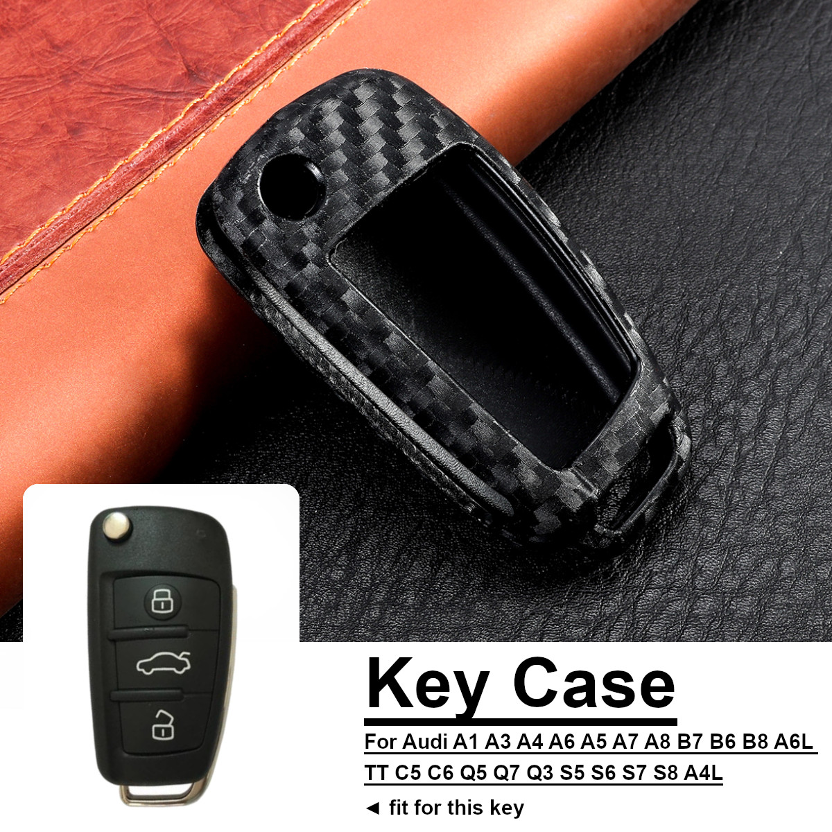 Car-Styling-Auto-Fold-Carbon-Fiber-Grain-Shell-Protection-Cover-Case-For-Audi-A3-A4-TT-A4L-A6L-Q7-Q5-1581964