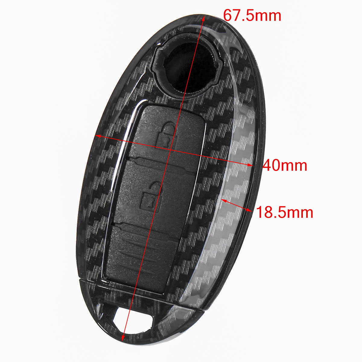 Carbon-Fiber-Car-Key-Case-Shell-Key-Cover-With-Key-Chain-For-Nissan-1657430