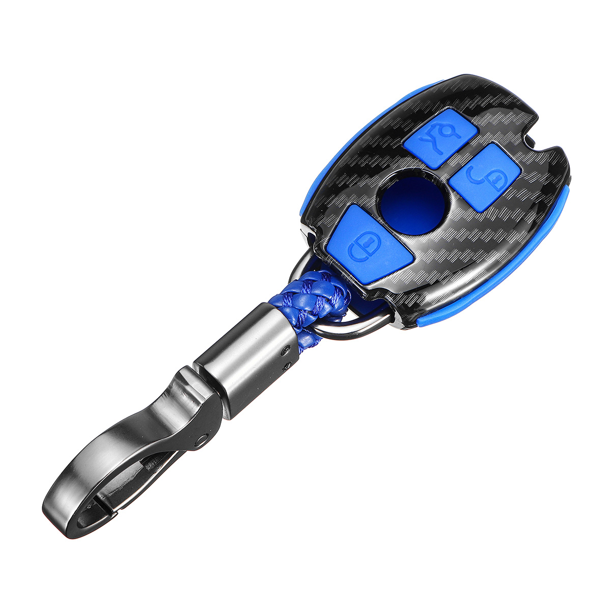 Carbon-Fiber-Key-Fob-Remote-Case-Cover-3-Buttons-For-Mercedes-A-C-E-S-CLK-1764698