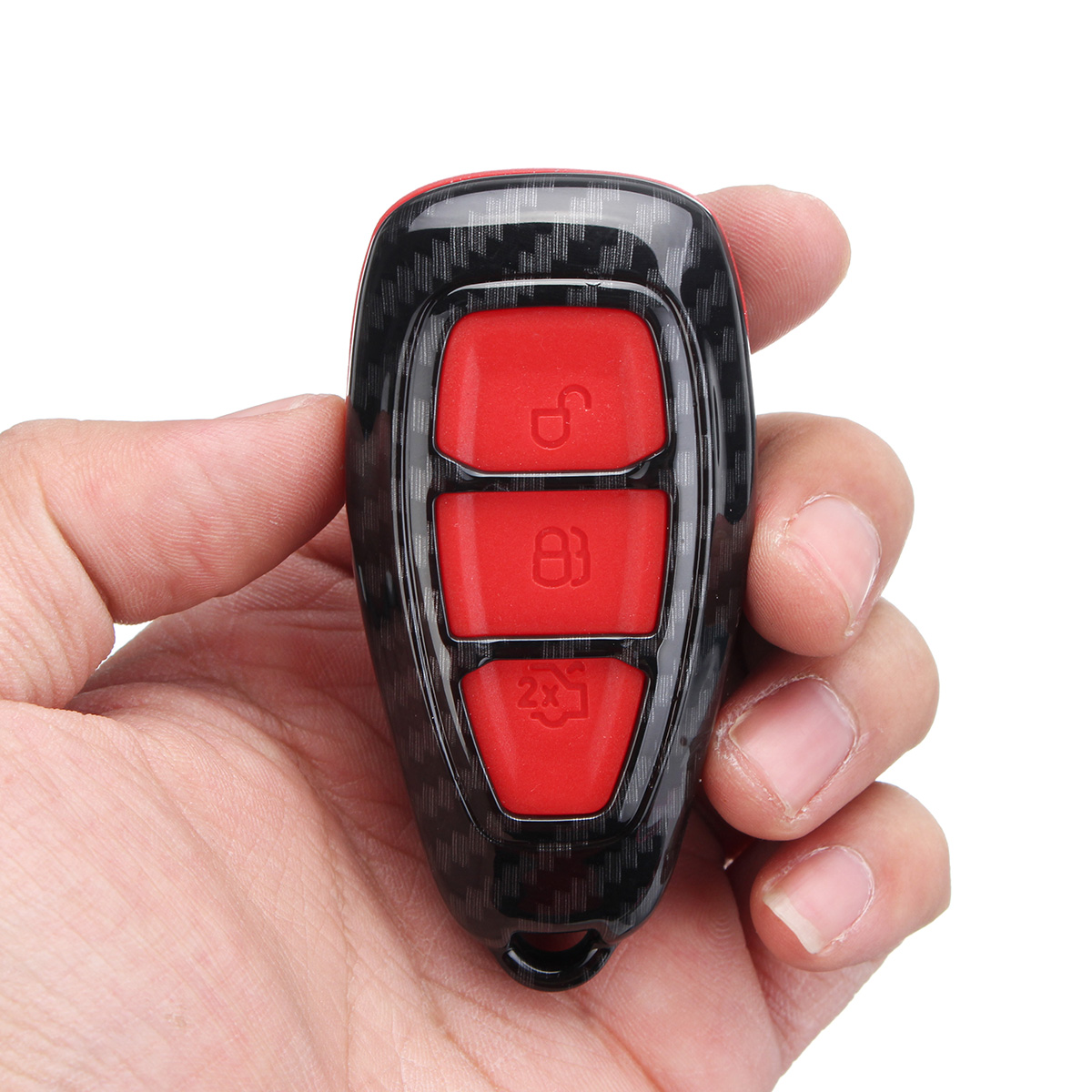 Carbon-Fiber-Remote-Key-Fob-Case-Shell-Cover-For-Ford-Focus-Fiesta-Kuga-C-Max-1716184