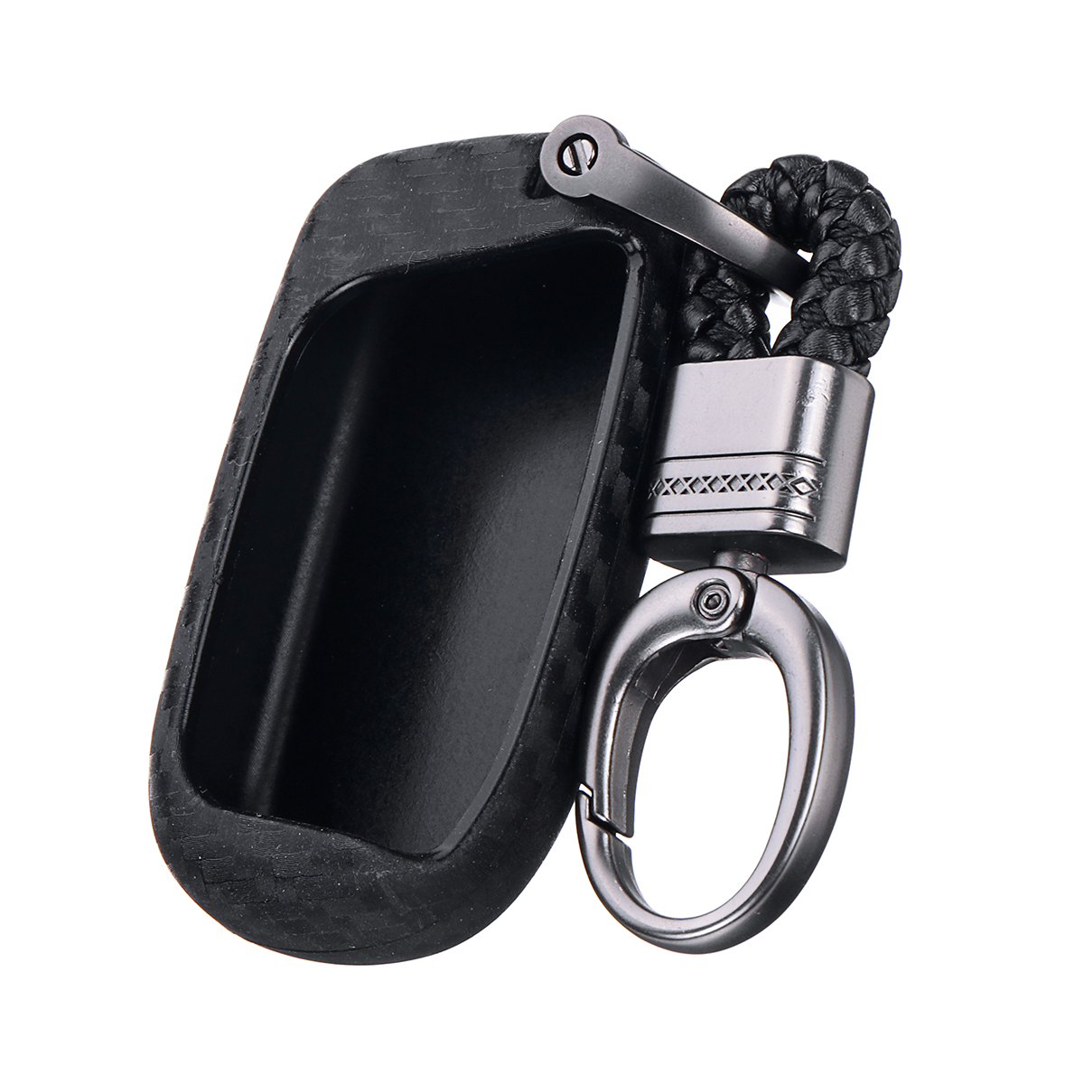 Carbon-Silicone-Remote-Smart-Key-Fob-Cover-with-Keychain-For-JeepDodgeChrysler-1659532