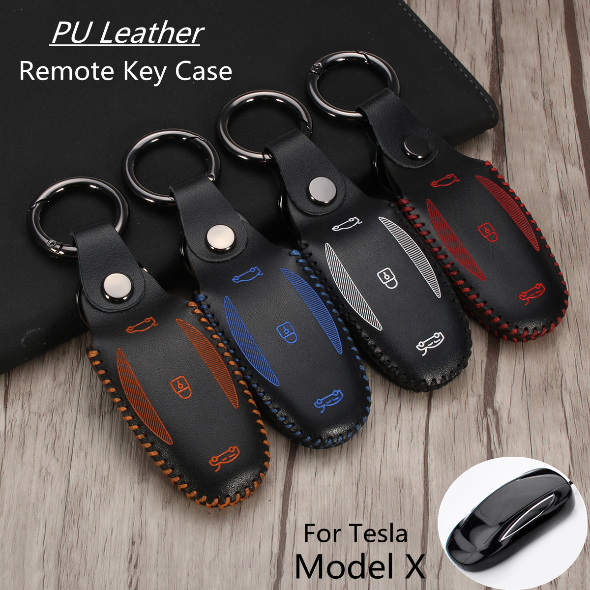 PU-Leather-Stitching-Car-Remote-Key-Case-Cover-Pocket-Bag-for-Tesla-Model-X-1405112
