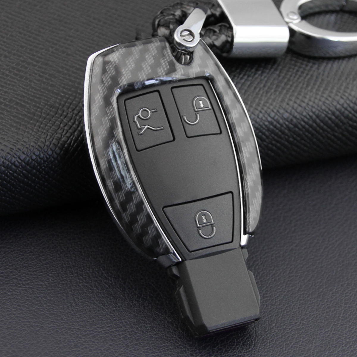 Plastic-Carbon-Fiber-Key-Cover-Case-For-Mercedes-W205-W212-X253-W166-X204-X166-1668487