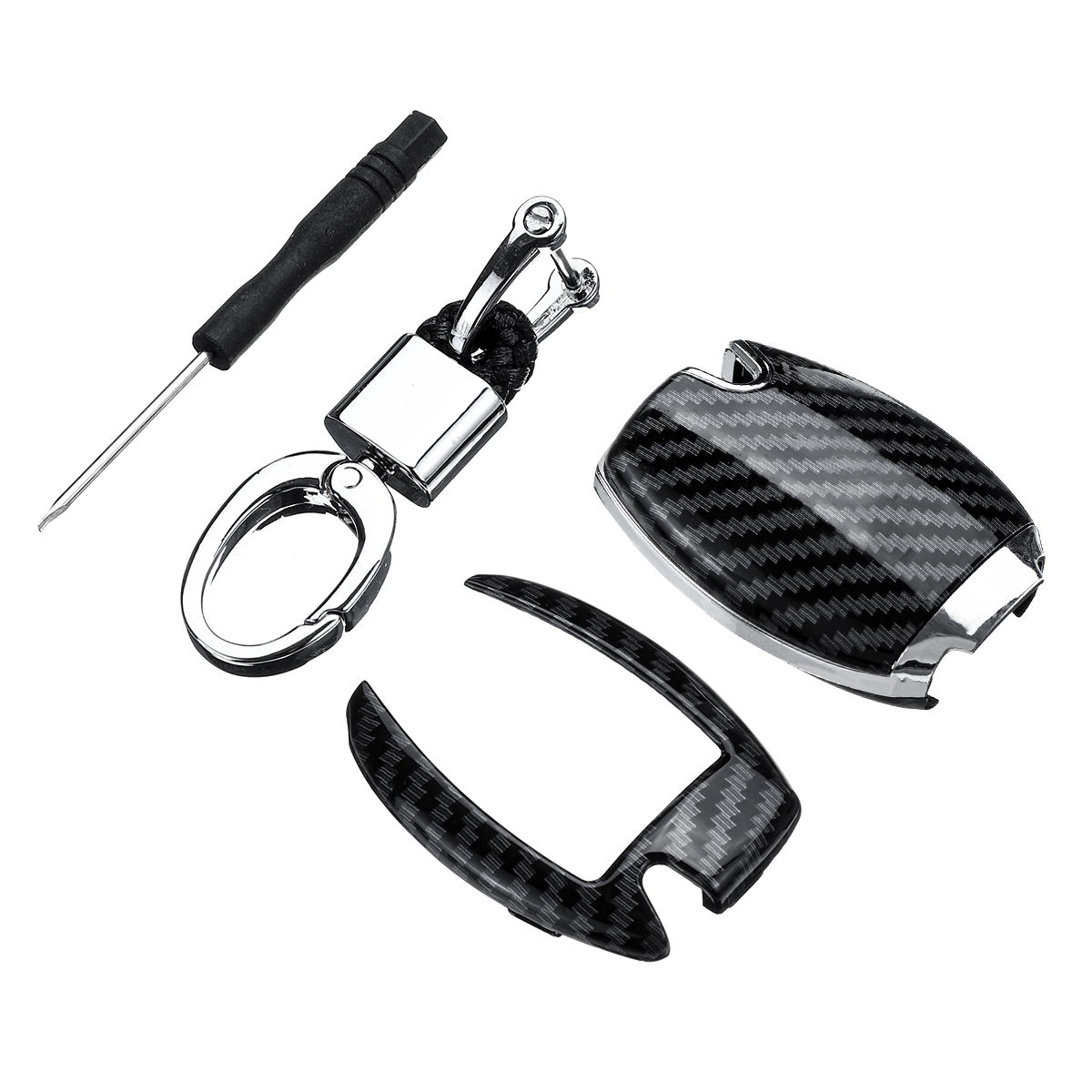 Plastic-Carbon-Fiber-Key-Cover-Case-For-Mercedes-W205-W212-X253-W166-X204-X166-1668487