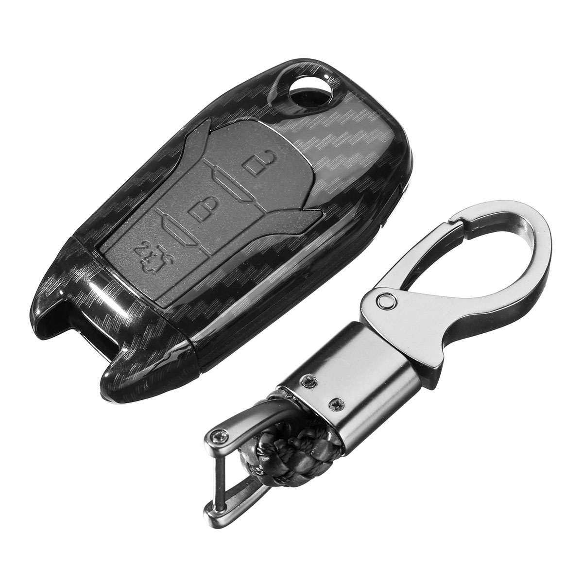 Plastic-and-Rubber-Car-Key-Case-Bag-Protector-Cover-Remote-Control-Fob-for-Ford-F-150-F-250-F-350-Ex-1418832