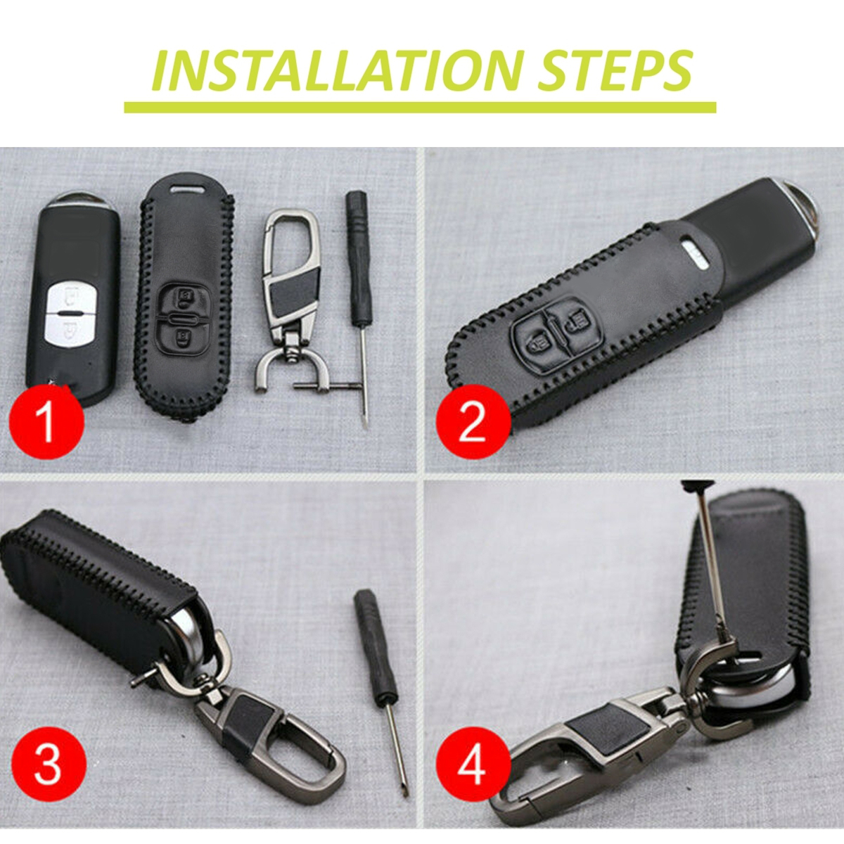 Polyurethane-Remote-Car-Key-Case-Protector-Cover-with-Keychain-For-Mazda-2-3-6-Axela-Atenza-CX-5-CX5-1543121
