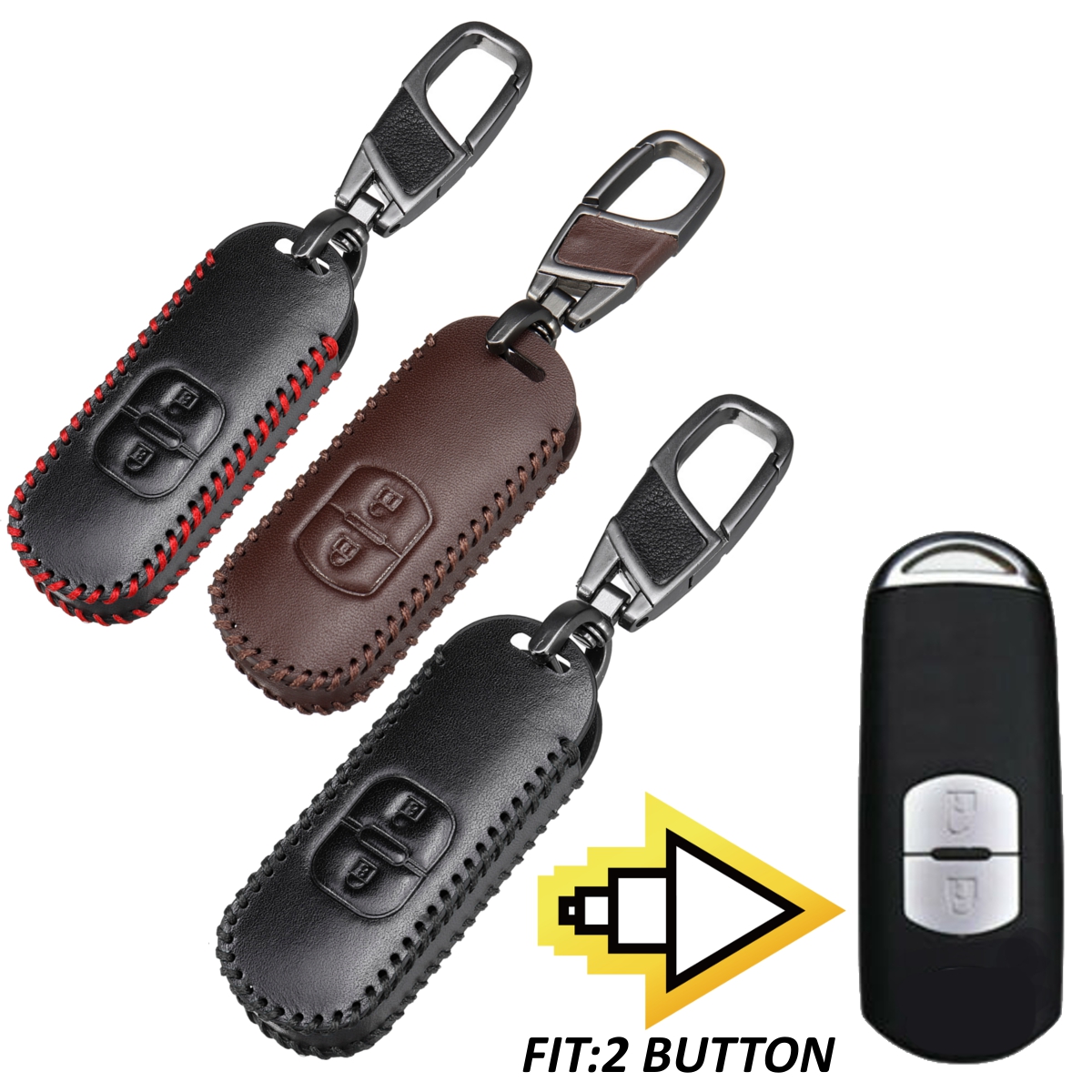 Polyurethane-Remote-Car-Key-Case-Protector-Cover-with-Keychain-For-Mazda-2-3-6-Axela-Atenza-CX-5-CX5-1543121