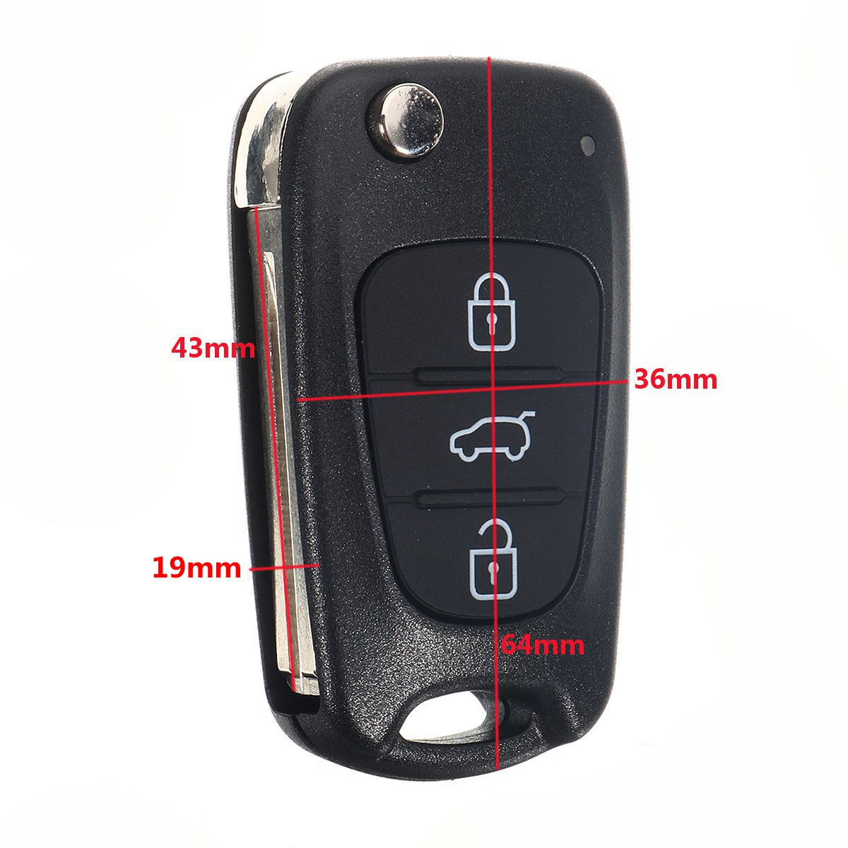 Remote-Folding-Key-Shell-Case-Uncut-Blade-3-Buttons-for-Hyundai-I20-I30-IX35-I35-1141067
